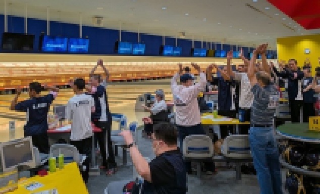 ボウリング競技の様子