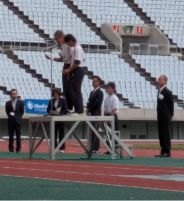 開会式　宣誓の様子