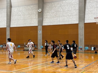 バスケットボール競技の様子